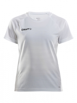 Damen Craft Pro Control Stripe Trikot - Weiß/Schwarz